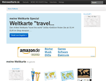Tablet Screenshot of meineweltkarte.de